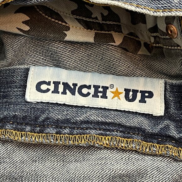 Cinch Jeans White Label Bootcut Mens 36x32 Blue Denim Pants - Picture 6 of 8